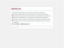 Tablet Screenshot of lazarev.es